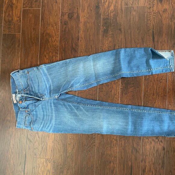 Madewell 9" High-Rise Skinny Jeans - Bonita Wash Side-Slit, Slim Fit, Size 27 - Picture 5 of 8